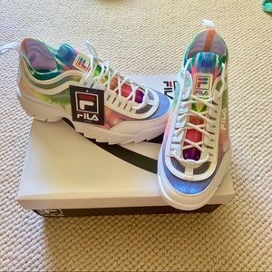 NWT Fila Tie Dye Sneakers